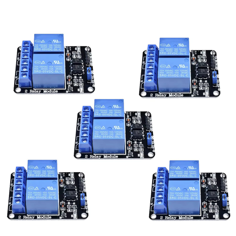diymore 2-Kanal-Relaismodul 5V mit Optokoppler in Blau für Arduino und Raspberry Pi - Bild 2