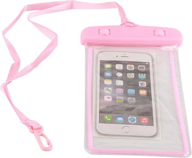 Wasserdichte Handy-Trockentasche von DIYelecs in Pink für Unterwasser-Tauchen - Bild 1
