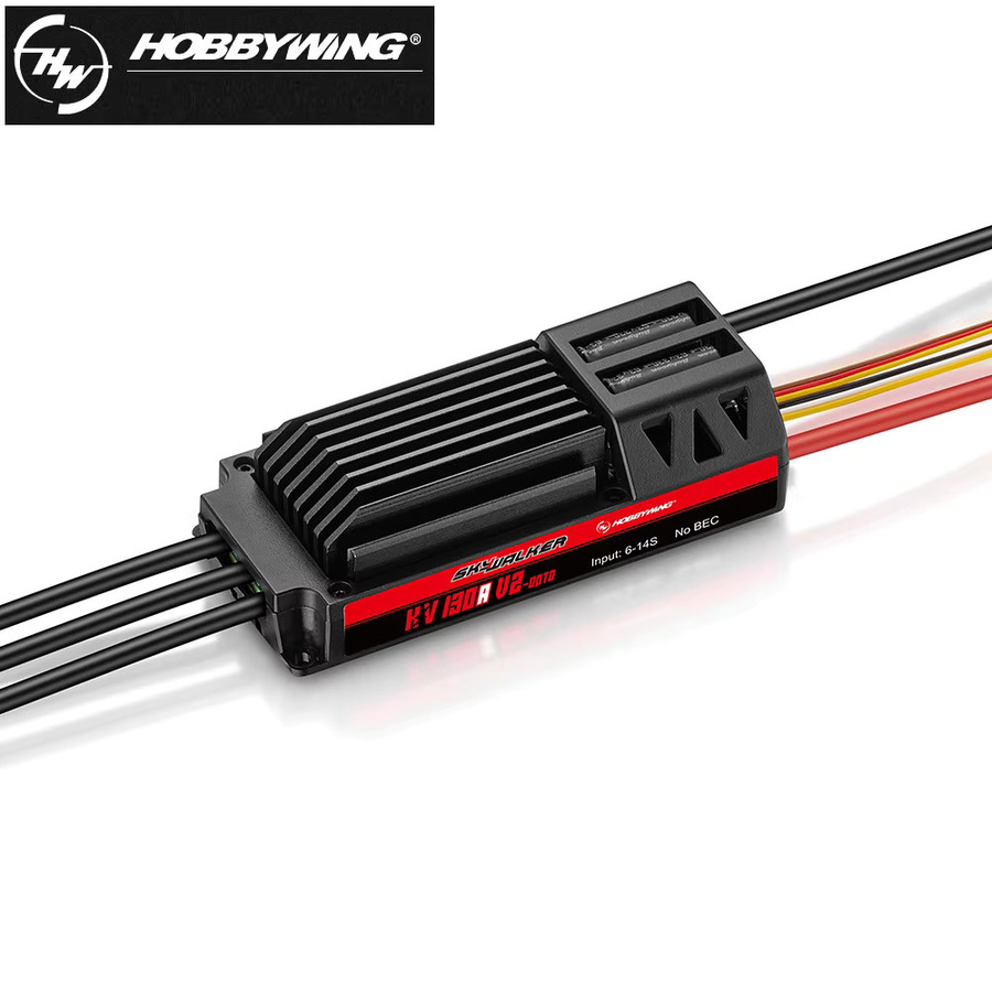 Hobbywing Skywalker HV V2 Bürstenloser Geschwindigkeitsregler ESC 130A/160A 6-14S 32-Bit in Schwarz - Bild 2