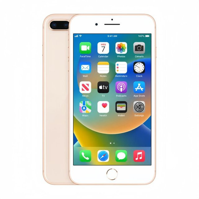 Apple iPhone 8 Plus Refurbished Smartphone Gold 256 GB mit 3 GB RAM und 4G LTE - Bild 1