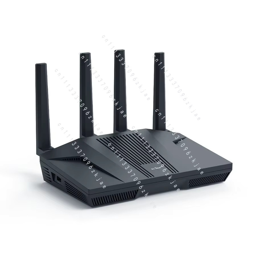 GL.iNet Flint 2 (GL-MT6000) Wi-Fi 6 Router mit 8-Stream Technologie, OpenWrt und 2,5G Ethernet-Anschlüssen in Schwarz - Bild 3