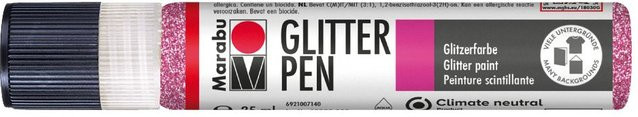 Marabu Glitter Pen in Pink - Bild 1