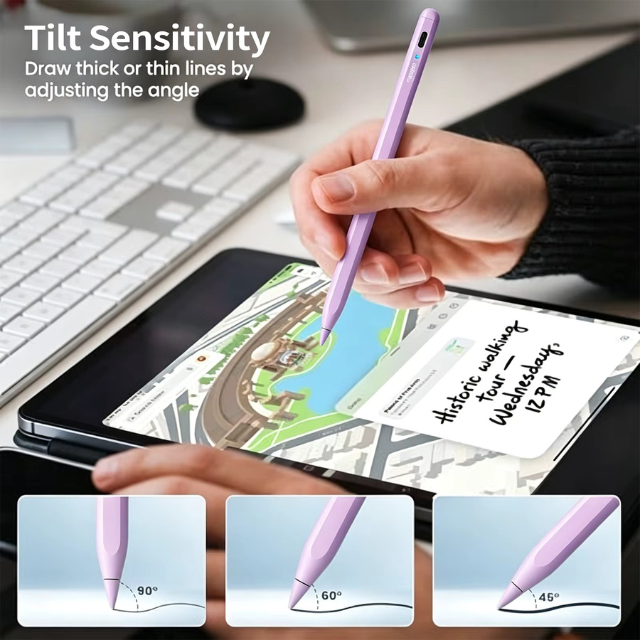 MetaPen Stylus-Stift in Lila für Apple iPad Pro, Air und Mini mit 0,1 mm Pixel-Präzision - Bild 5