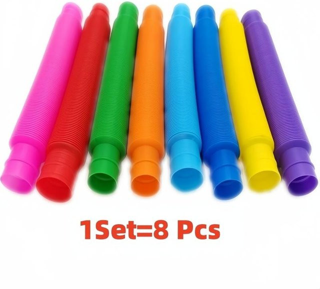BC Pet Supplies Pop-Tube, Dekompressionsspielzeug, 24-teiliges Set - Bild 1