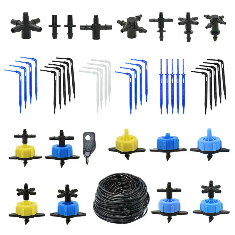 WYZXM Garten Tropfbewässerung Emitter mit 1/8 Zoll 2/4-Wege-Wasserrohrverbinder für 4/7 mm bis 3/5 mm Schläuche - Bild 3