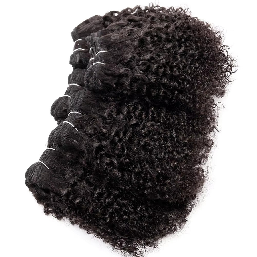 MISY Haar Extensions, Lockiges Brasilianisches Menschenhaar, 6 Teile - Bild 3