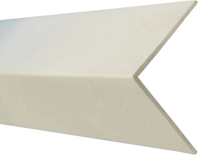 Winkelleiste aus Hartschaum von Döllken Profiles in Weiß, B/B: 30 x 30 mm, Länge: 2500 mm - Bild 1