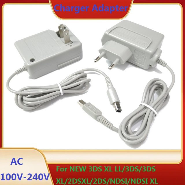 Nintendo AC-Netzadapter 4,6V Wandladegerät und Ersatz-Ladekabel für 3DS, New 3DS, 3DS XL, 3DSLL und NDSI - Bild 1