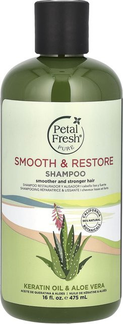 Petal Fresh Shampoo Pure Smooth & Restore, Keratinöl, Aloe Vera, 475 ml - Bild 1