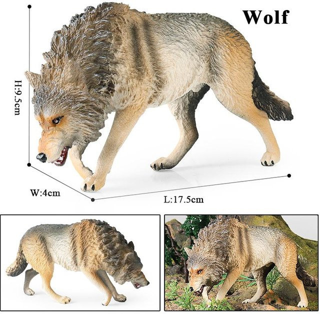 Oenux Wolf Tiere Actionfiguren PVC ab 3-6 Jahre - Bild 1