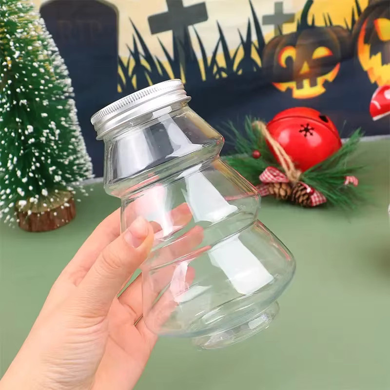 Transparentes Vorratsglas aus Glas mit Schraubverschluss für Kekse und Süßigkeiten, 500 ml - Bild 3