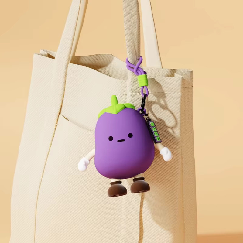Gemüse-Brieftasche Schutzhülle für Apple AirPods Pro 2, 1, 2 und 4 inklusive Anhänger - Bild 2