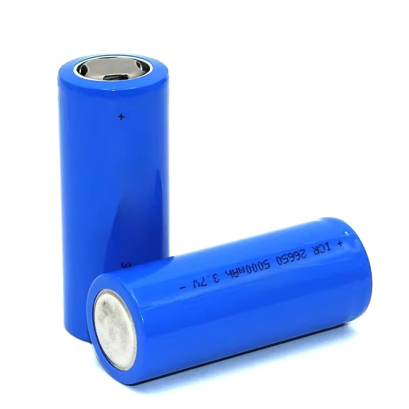 Doublepow 26650 Lithium-Ionen-Akku, wiederaufladbar, 3,7 V, 5000 mAh, Blau - Bild 3