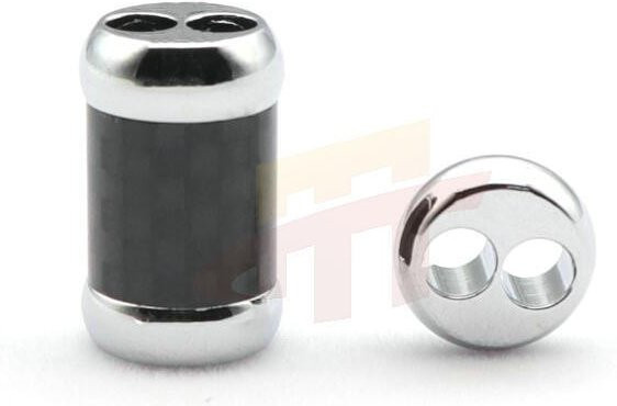 KNONEWIN 4 Sätze Hifi Kohlefaser Audio-Draht mit Splitter-Steckern für DIY-Reparatur von Lautsprechern und Kopfhörern, Farbe: Silber - Bild 1