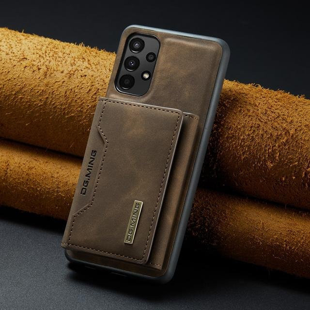 EIN XIONG GU Stoßfeste Leder Brieftasche Schutzhülle für Samsung Galaxy A53 5G, Farbe: Braun - Bild 1