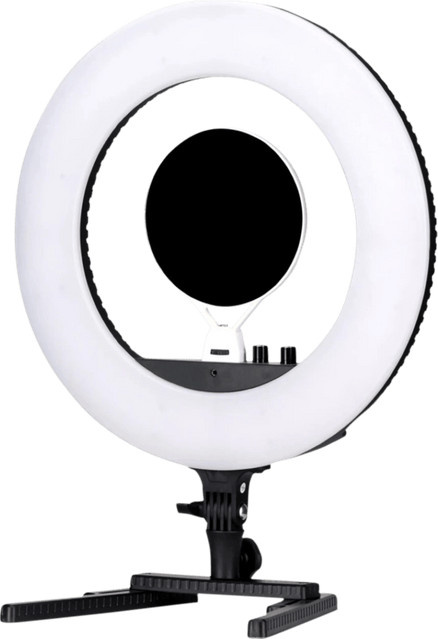 Nanlite Halo 14 LED Ringleuchte in Schwarz und Weiß mit dimmbarer CCT-Funktion - Bild 1