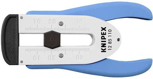 Knipex Abisolierwerkzeug 12 85 110 SB für Glasfaserkabel und LWL-Rundkabel - Bild 1