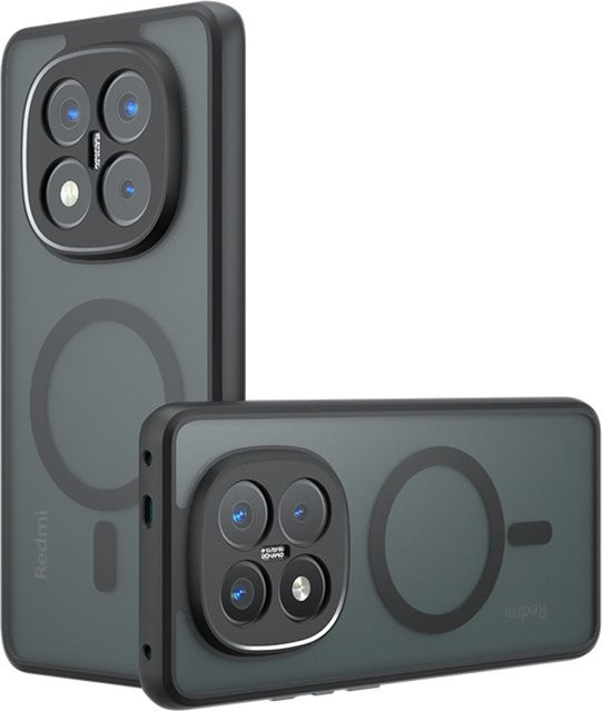 MagSafe-Hülle Techsuit PureFrost für Xiaomi Redmi Note 14 Pro+ 5G in Satin Schwarz - Bild 1