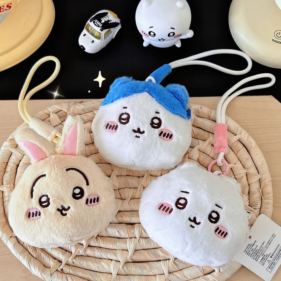 Chiikawa Plüsch-Münzbörse, Hachiware Usagi, Mini-Geldbörse, Plüsch / Textil - Bild 4