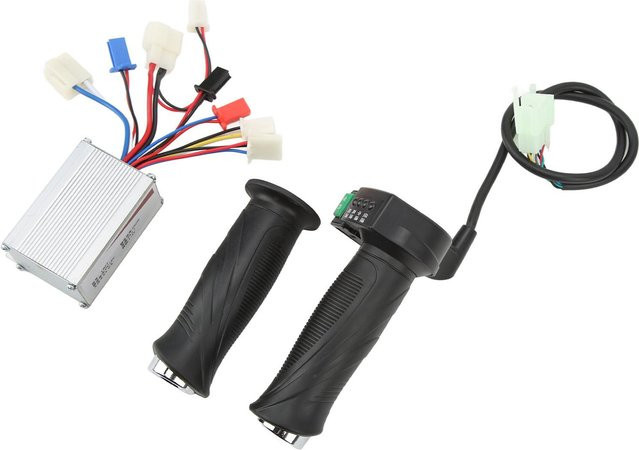 Igeteck Gasdrehgriff Set für 12V 250W Bürstenmotor Drehzahlregler in Weiß - Bild 1