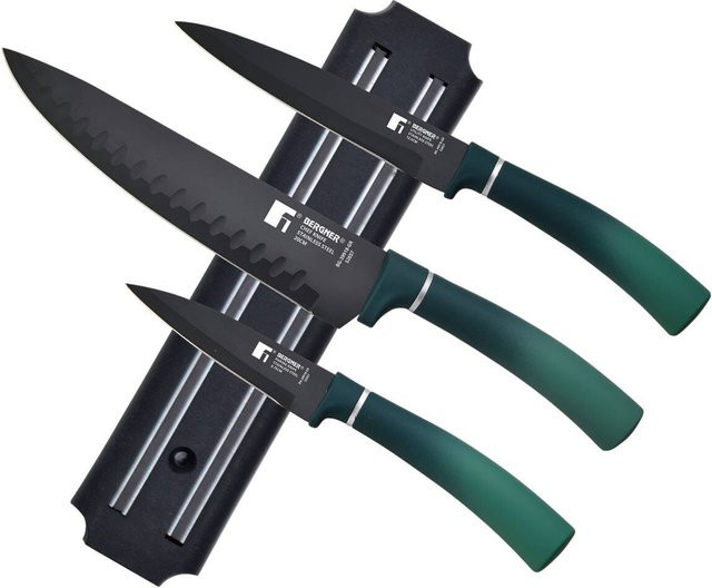 Bergner Messerset Classique in Grün aus Edelstahl, 4-teilig - Bild 1
