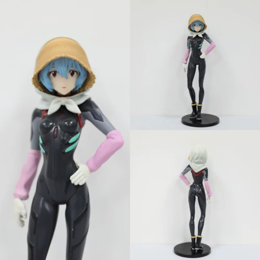 Bandai Evangelion Ayanami Rei Strohhut, Actionfiguren, PVC-Statue, 17,5cm - Bild 2