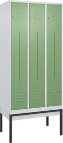 C+P Z-Spind Classic PLUS Garderobenschrank mit 6 Fächern und Zylinderschloss, Stahl, B/T/H: 90 x 50 x 212 cm - Bild 1