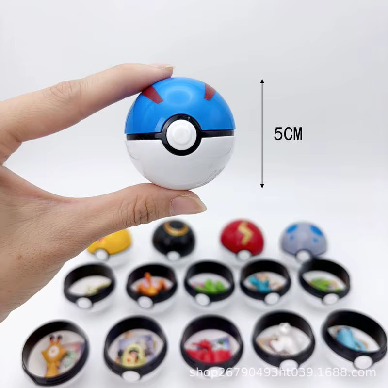 Bandai Pokémon Pokeball Blind Box Mini-Figuren, 12-teiliges Set - Bild 4