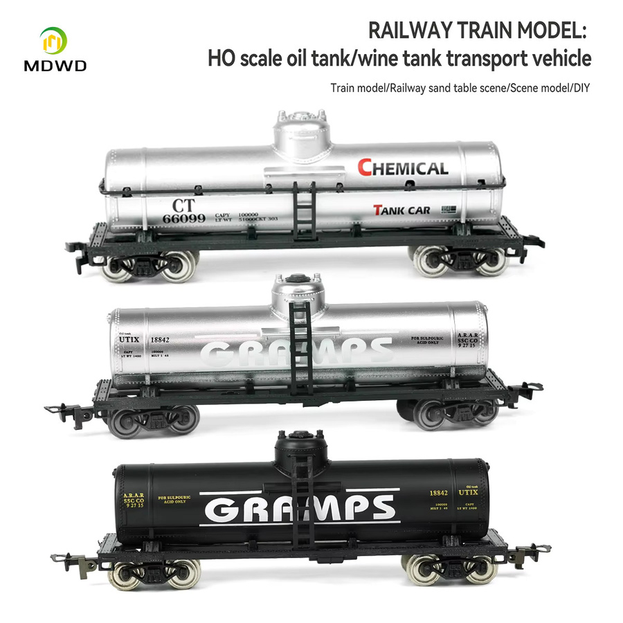 MDWD Bedruckter Tankwagen, HO Maßstab 1:87, mit Metallrädern - Bild 2