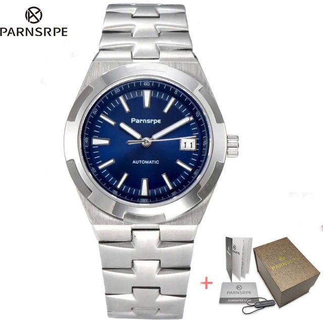 Parnsrpe Armbanduhr, Automatik, Edelstahl, Silber, Herren - Bild 1