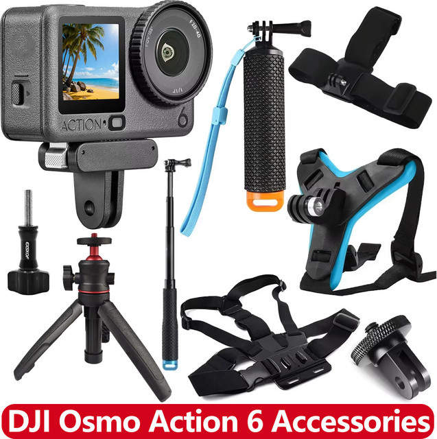 DJI Magnetischer Schnellwechseladapter Basishalterung für Osmo Action 6 und NANO Action Kamera in Schwarz - Bild 1