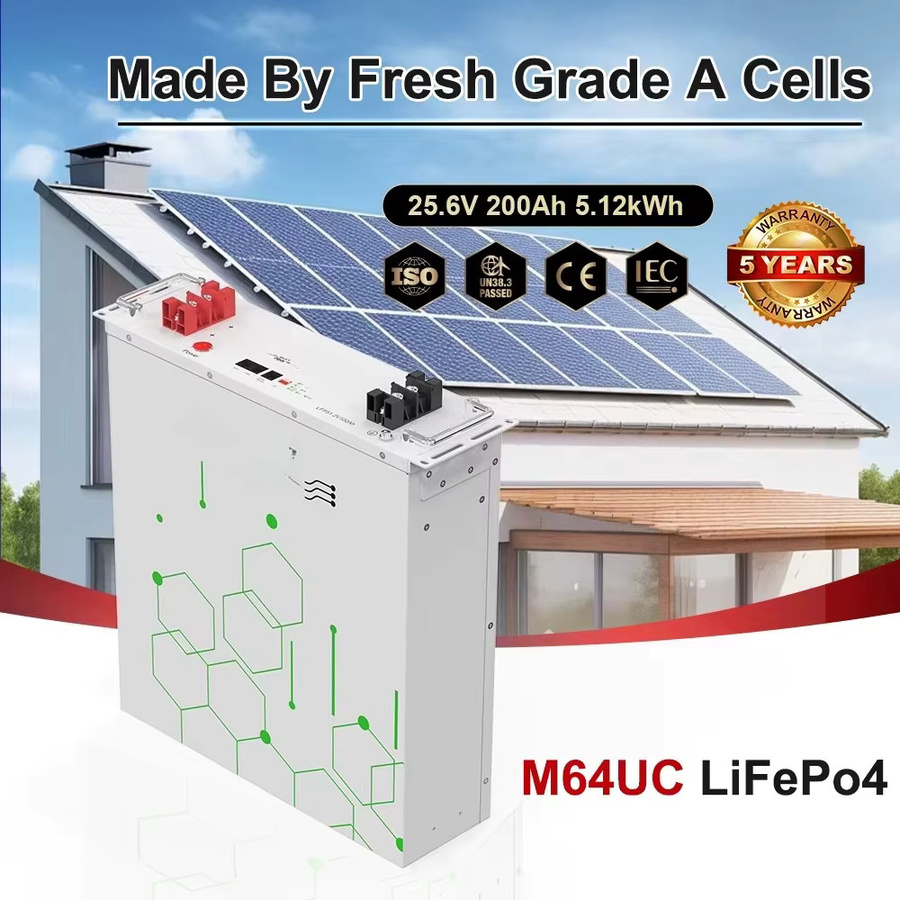 Rack Mount LiFePO4-Modul-Batterie 25,6 V 100 Ah in Weiß für Solarenergiespeichersysteme und Notstromversorgung - Bild 2