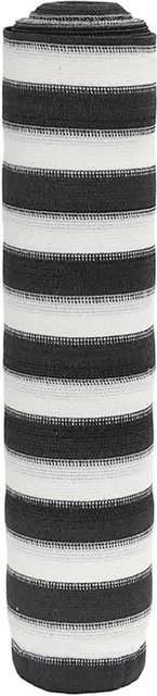vidaXL Sichtschutznetz Zaunblende aus HDPE in Anthrazit und Weiß, 2 Rollen à 25 m - Bild 1