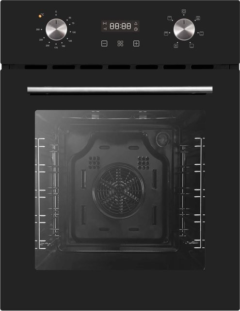 PKM Einbaubackofen EBO6-45, schwarz, B/H/T: 45 x 59,5 x 56,5 cm - Bild 1