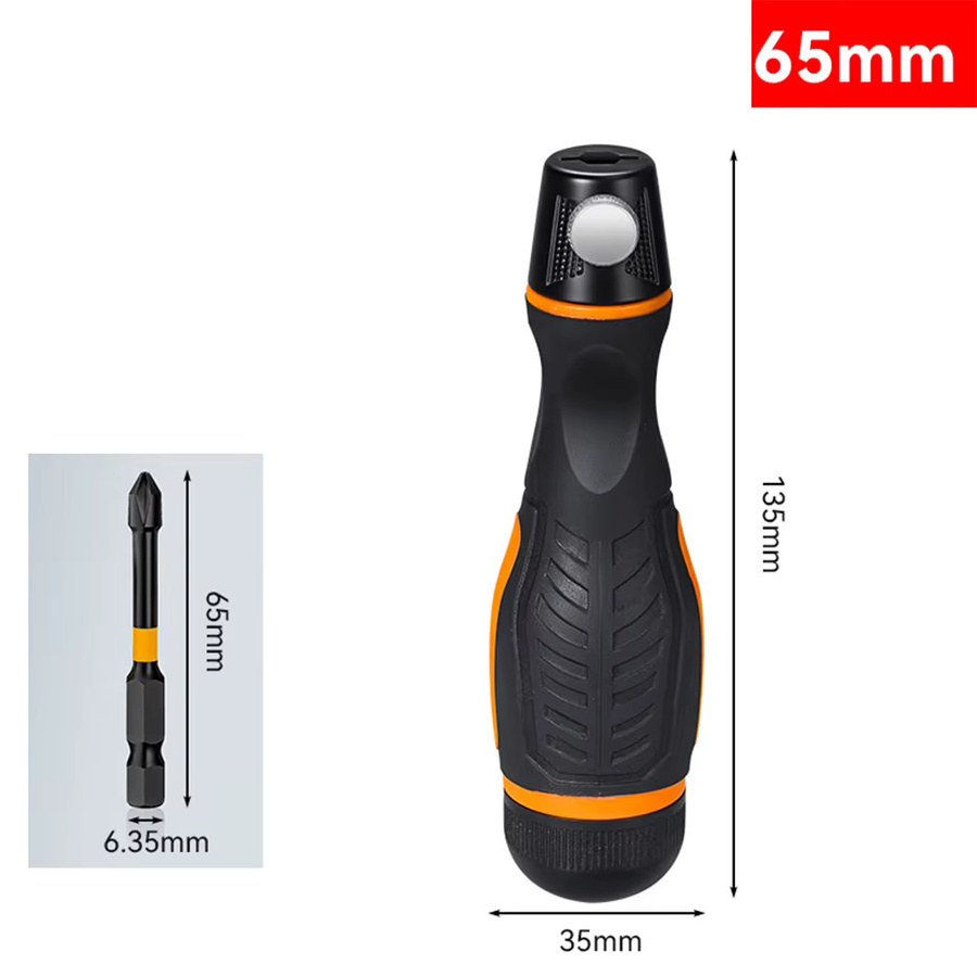VIBRATITE Säbelmeißel in Schwarz mit 13 mm Aufnahme und rutschfestem Griff für DIY-Aufgaben und Heimprojekte - Bild 2