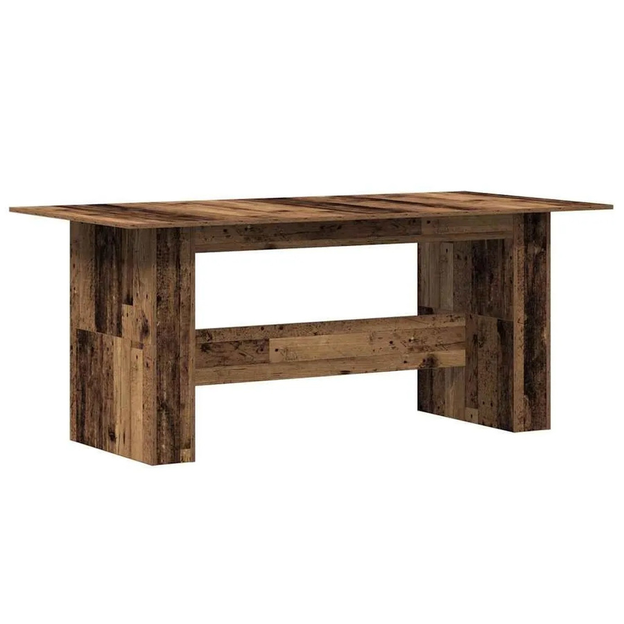 vidaXL Esstisch in moderner Holzoptik, braun, B/T/H: 180 x 90 x 76 cm - Bild 2