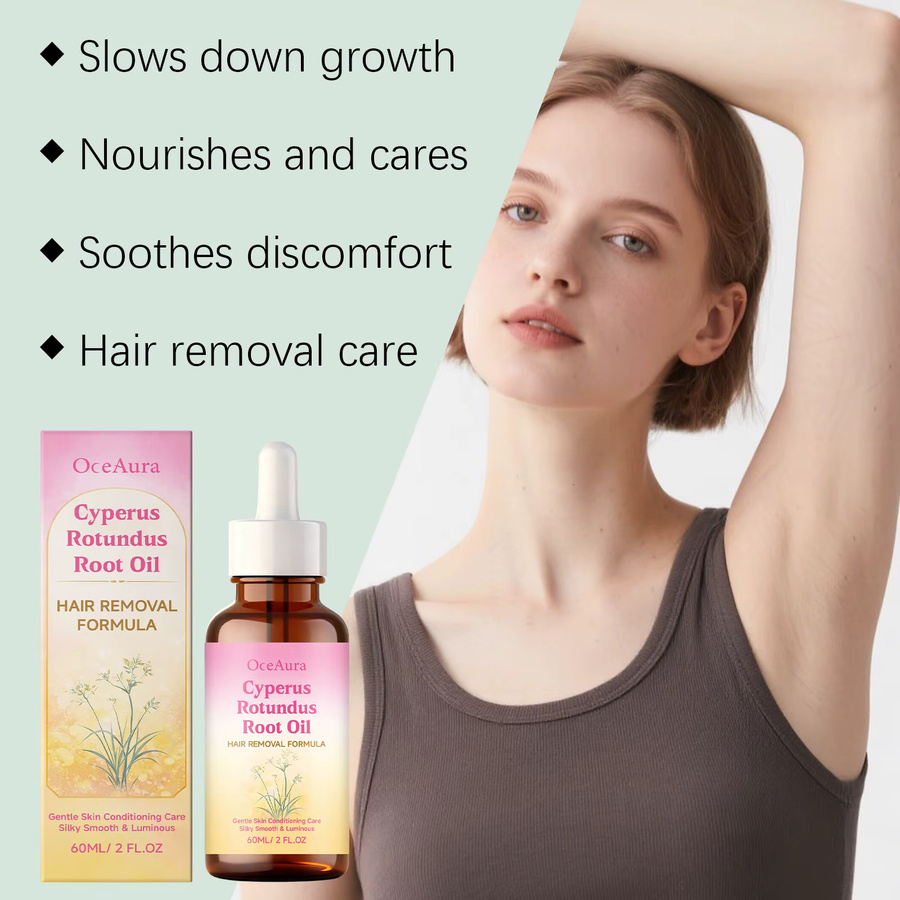 OceAura Haarentfernungs-Pflegeöl, 60 ml, Unisex - Bild 3