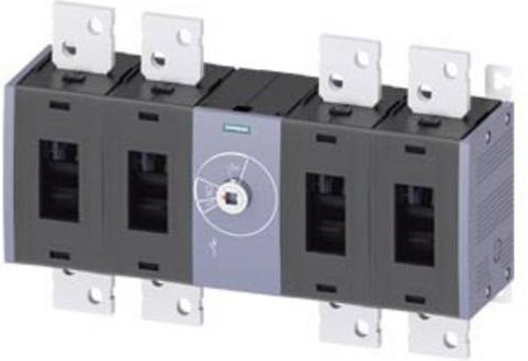 Siemens Lasttrennschalter 4polig 1250A 8 Schließer 8 Öffner 690 V/AC grau 690 V/AC 3KD52400RE200 - Bild 1