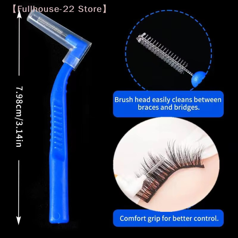 Heabety Interdentalbürsten L-förmig, 20 Stück, 0,6-1,2 mm - Bild 5