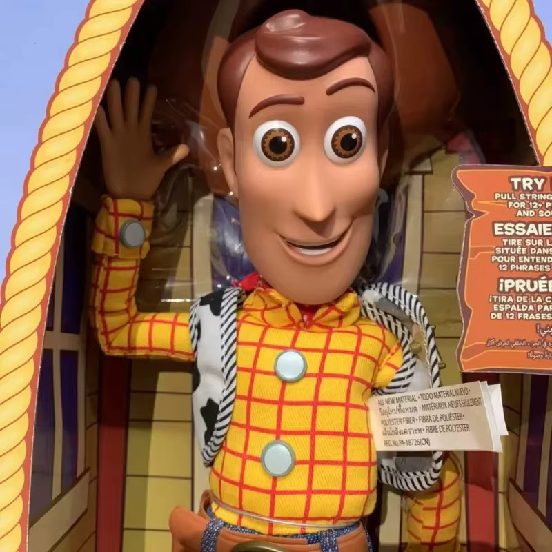 Bandai Disney Toy Story 4, sprechende Woody Buzz Jessie Rex Actionfiguren, Set - Bild 4