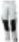 Mascot Stretchhose mit Knietaschen und Reflexstreifen in Weiss, Größe 76C47 - Bild 1