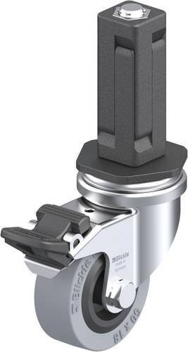 Blickle Lenkrolle LRA-VPA 50G-FI-EV03 mit Feststeller, Farbe: Grau, Rad-Durchmesser: 50 mm, Tragfähigkeit: 40 kg - Bild 1