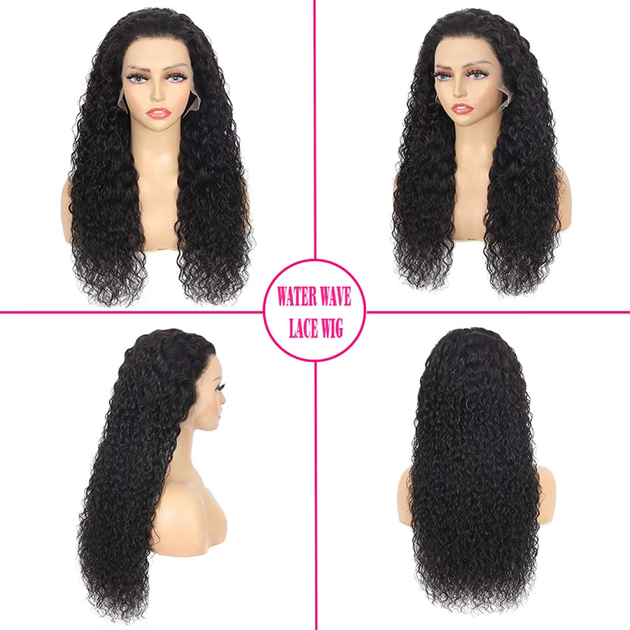 TENDRESSE Wasserwellen Lace Front Perücke, 100% Echthaar, Damen - Bild 4