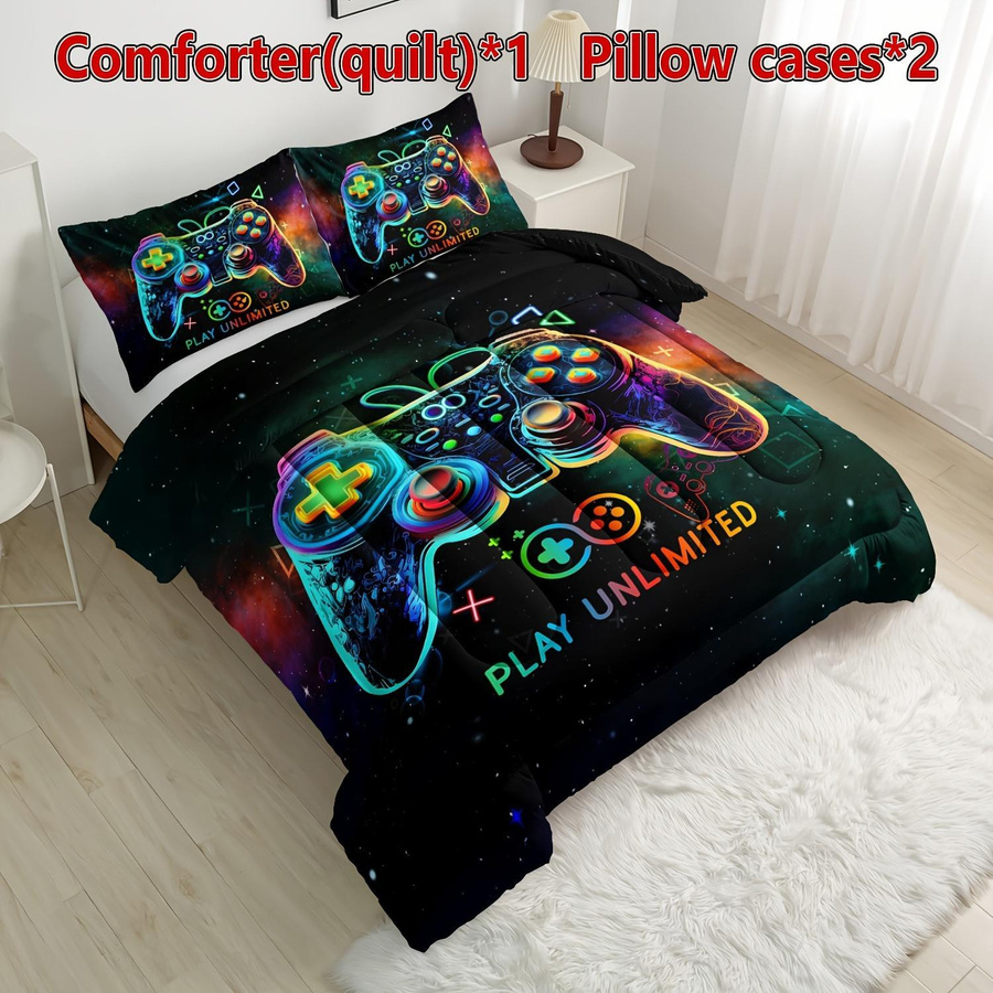 Rote 3D-Bettwäsche mit Textur Design, Bettwäsche-Set mit Bettbezug und Kissenbezug für Einzelbett, Queen, King oder Vollgröße, B/H: 135 x 200 cm - Bild 3
