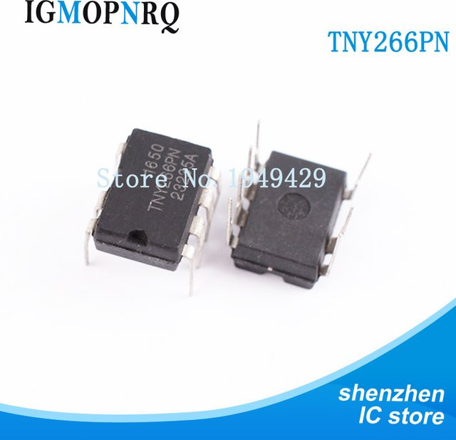 TNY266PN DIP-7 AC/DC Konverter 9,5 W 85-265 V 15 W/230 VAC Set mit 100 Stück in Schwarz - Bild 1