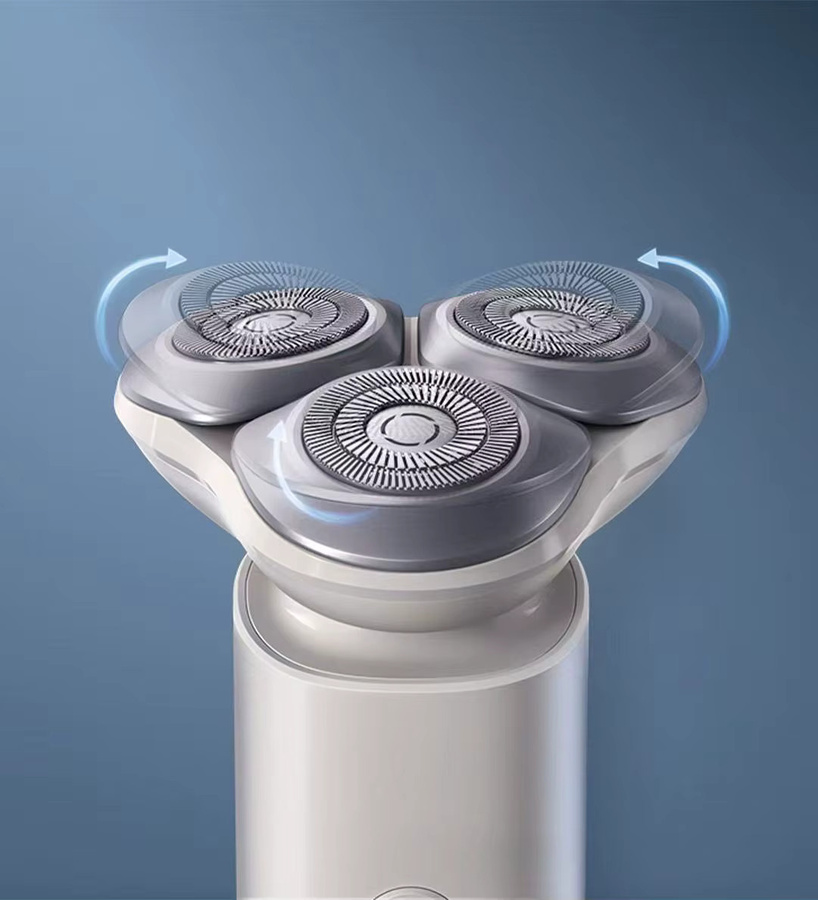 Ersatzklinge und Ersatzkopf für Xiaomi Mijia S101 Elektrorasierer in Blau/Silber - Bild 4