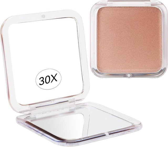 cosmomiro Make-up-Spiegel, 30-fache Vergrößerung, weiß, Kinder - Bild 1