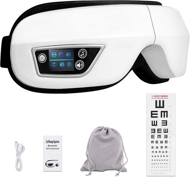 jinmeige Elektrische Augenmaske, Weiß, Unisex - Bild 1