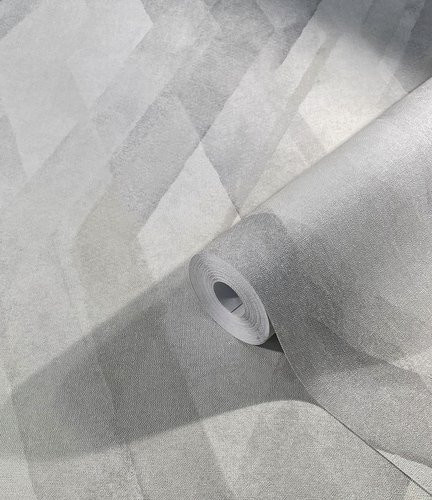 Marburg Vliestapete Shades mit geometrischem Rautenmuster in Greige und Beige - Bild 1