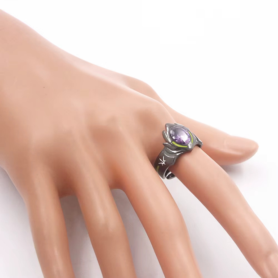 Brdwn Ring, Kristall, Orange, Unisex - Bild 3